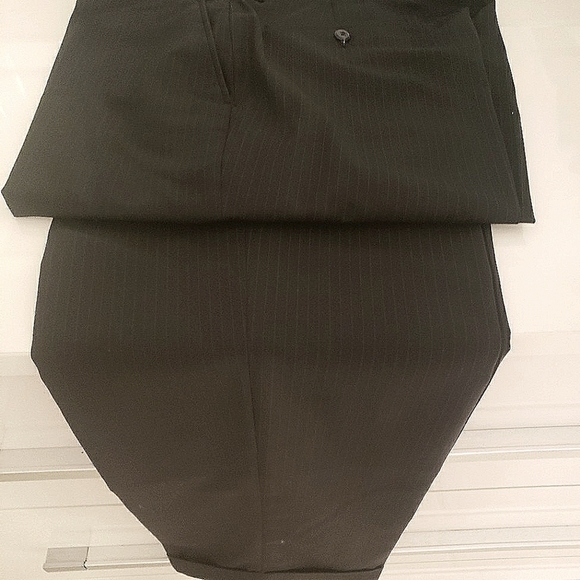 πMens Black Dress Pantsπ - Picture 1 of 7